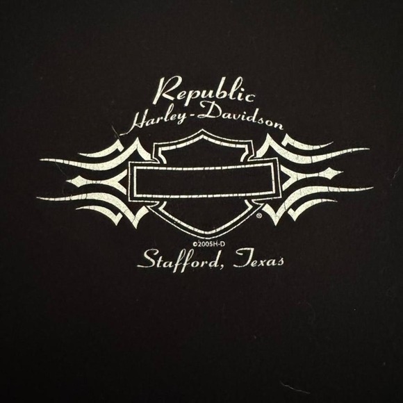 Harley-‎ Davidson Women Sleeveless Black Tank Top Floral Logo XL - Picture 6 of 6